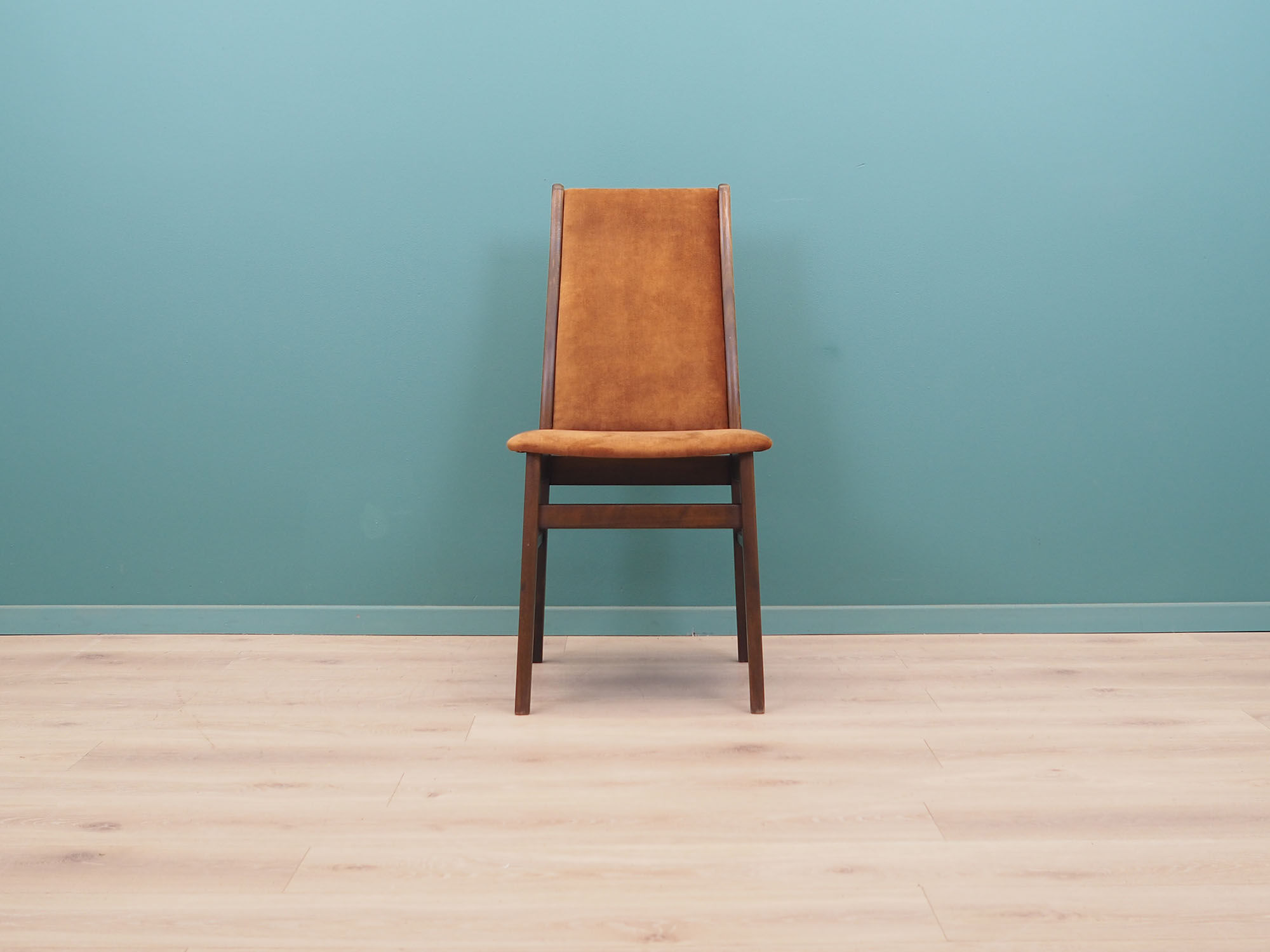 Ensemble de six chaises en hêtre, design danois, années 60, production: Danemark