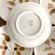 Gien deep plates, floral decoration, 70s