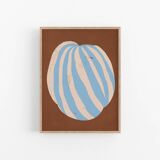 Abstract painting giclee print, 50x70cm