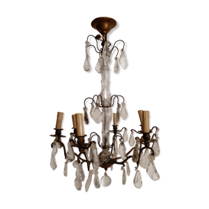 lustre ancien à pampilles