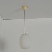 Suspension en verre du milieu du siècle années 1950