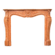Louis XV Style Fireplace In Red Verona Marble Circa 1880
