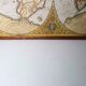 Frame and map "Orbis terrae compendiosa descriptio", Reproduction of an engraving Gérard Mercator