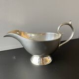 Silver metal saucepan
