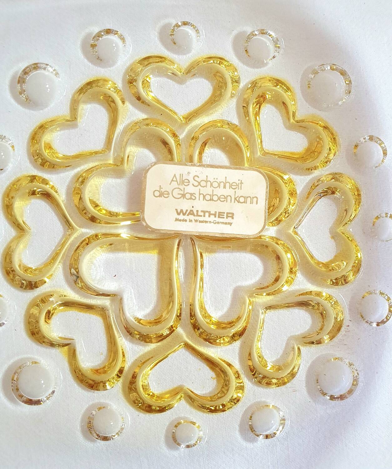 Western Germany 70s glass cup