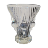 Art Deco vase in molded glass
