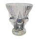 Vase Art déco en verre moulé