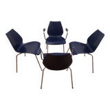 Set of 4 Kartell Maui chairs, Italy, 1980s