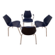 Set of 4 Kartell Maui chairs, Italy, 1980s