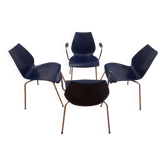 Set of 4 Kartell Maui chairs, Italy, 1980s