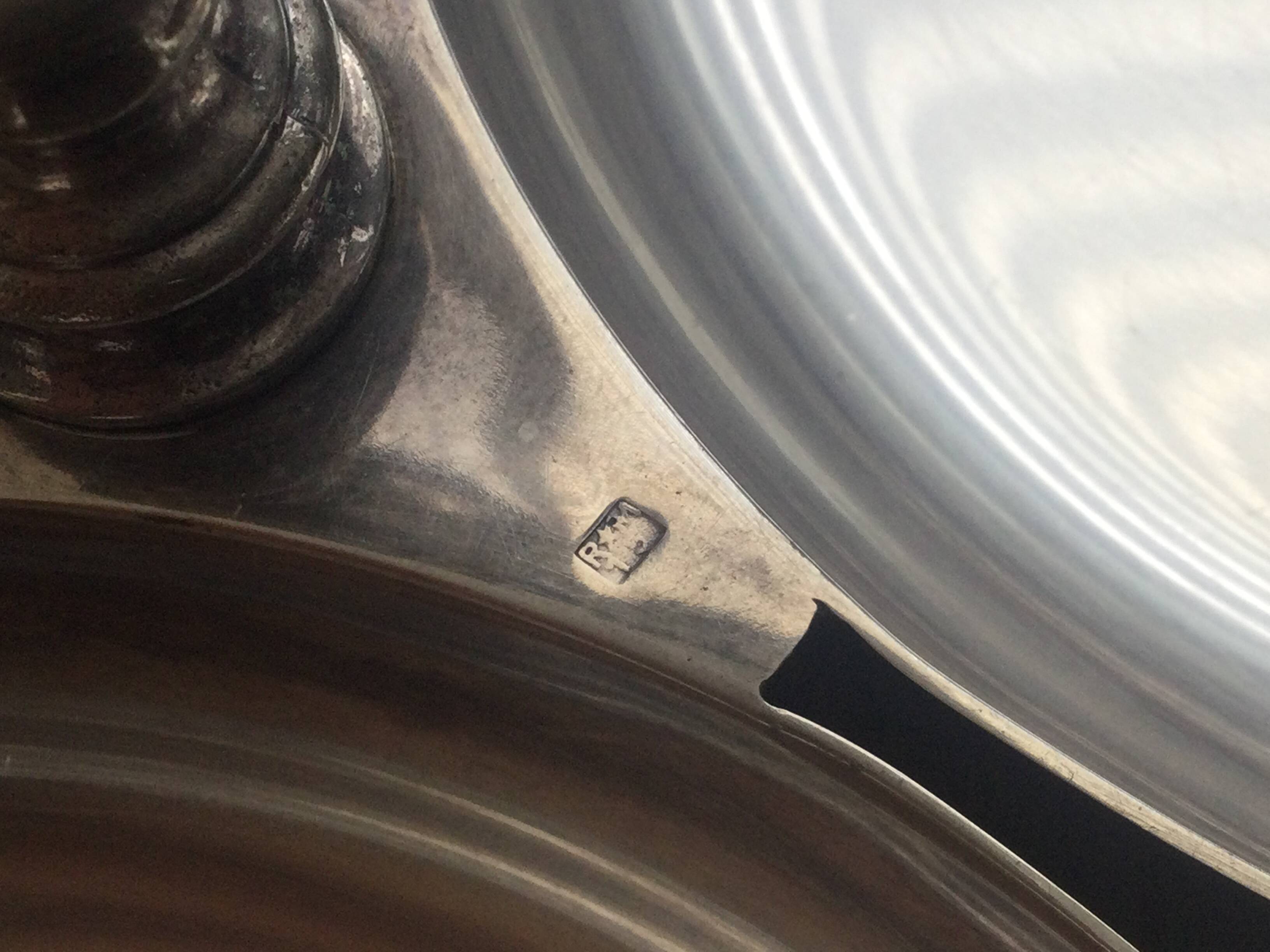 Serving tray signed RM