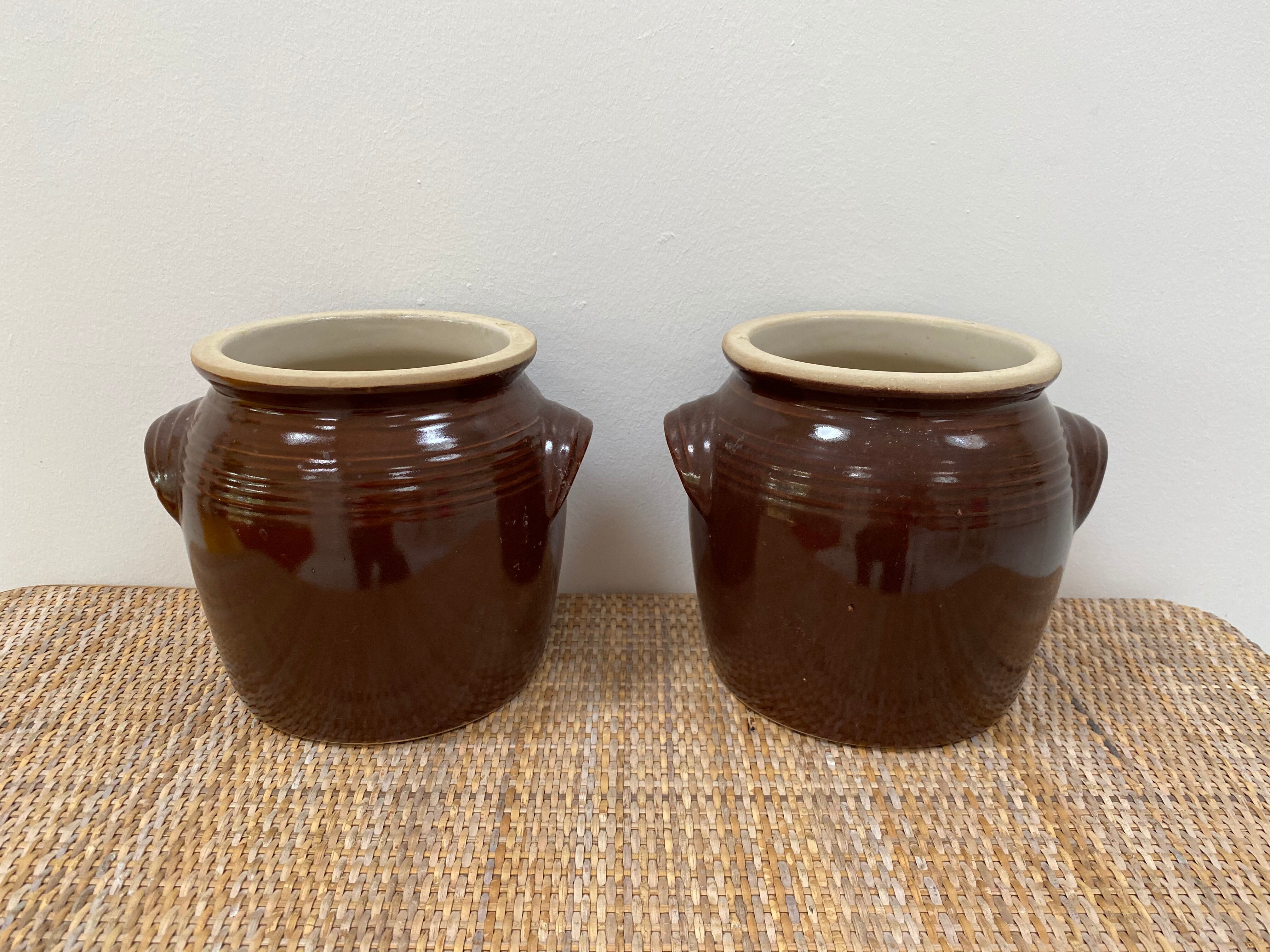 Old Gers candied sandstone pot