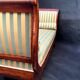 Walnut recamier bench Napoleon III daybed mid-nineteenth century