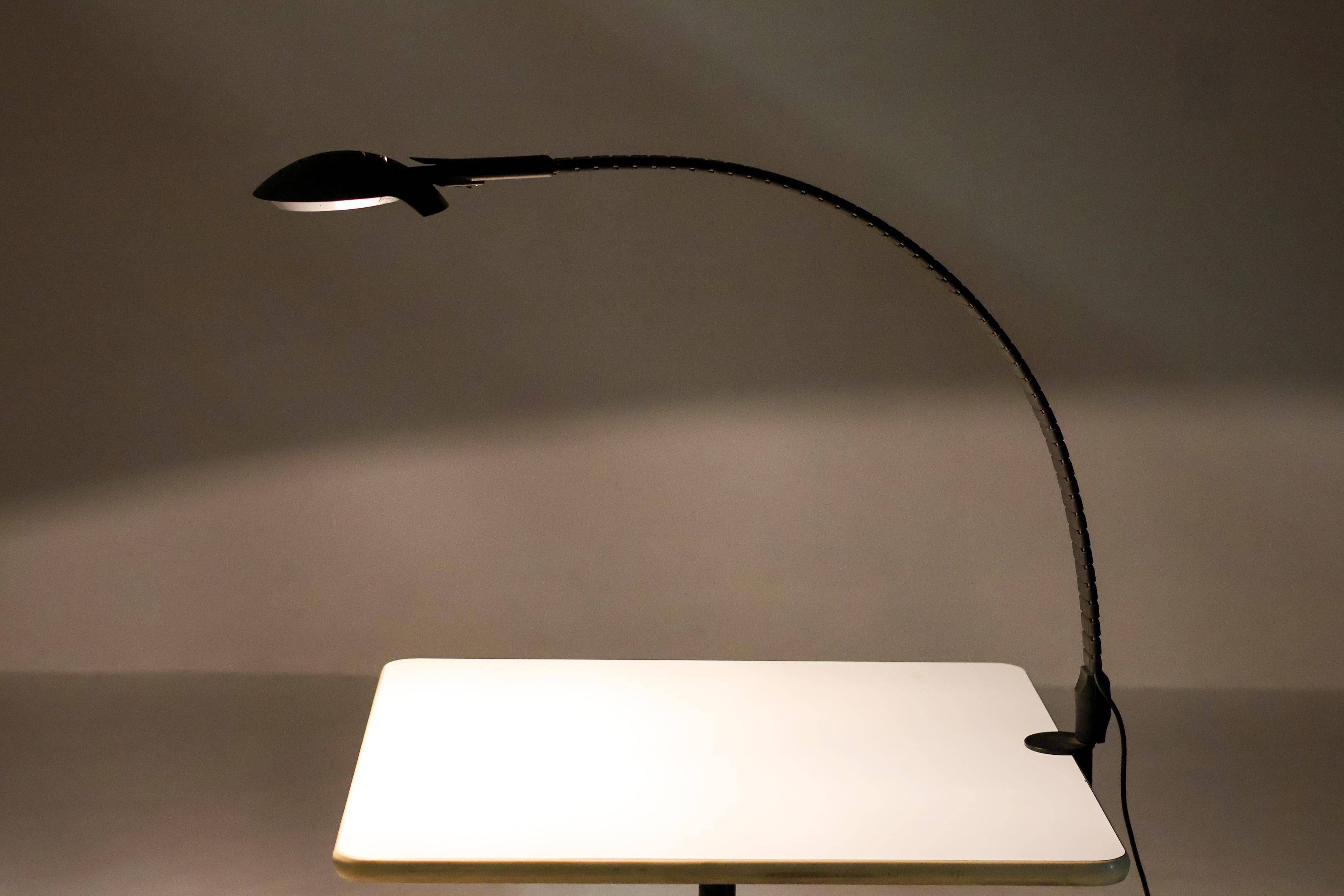 Martinelli Luce Mod. 732 desk lamp with clamp - Italy, 1970