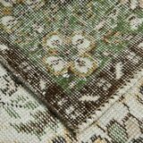 Turkish Floral Pattern Vintage Rug, 196x325Cm