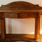 Cherry wood console