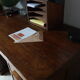 Bureau caisson d'atelier vintage en chêne