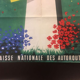 Affiche originale emprunt autoroute 1963 René Ravo