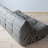 Sofa 3 places leather designed by Michel Ducaroy 1973