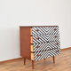 Commode danois Op-Art du milieu du siècle, années 1960.