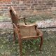 Canned armchair from the Regency period