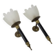 1950s Torch Wall Sconces