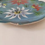 Glazed earthenware dish in the style of Bresse pottery