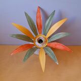 70s flower wall or ceiling light