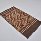 Vintage Anatolian Decorative Kilim