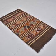 Tapis kilim décoratif anatolien vintage