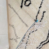 Tribal berber carpet 260 x 158 cm