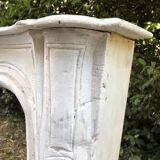 18th century wooden fireplace