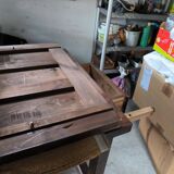 Solid wood country table