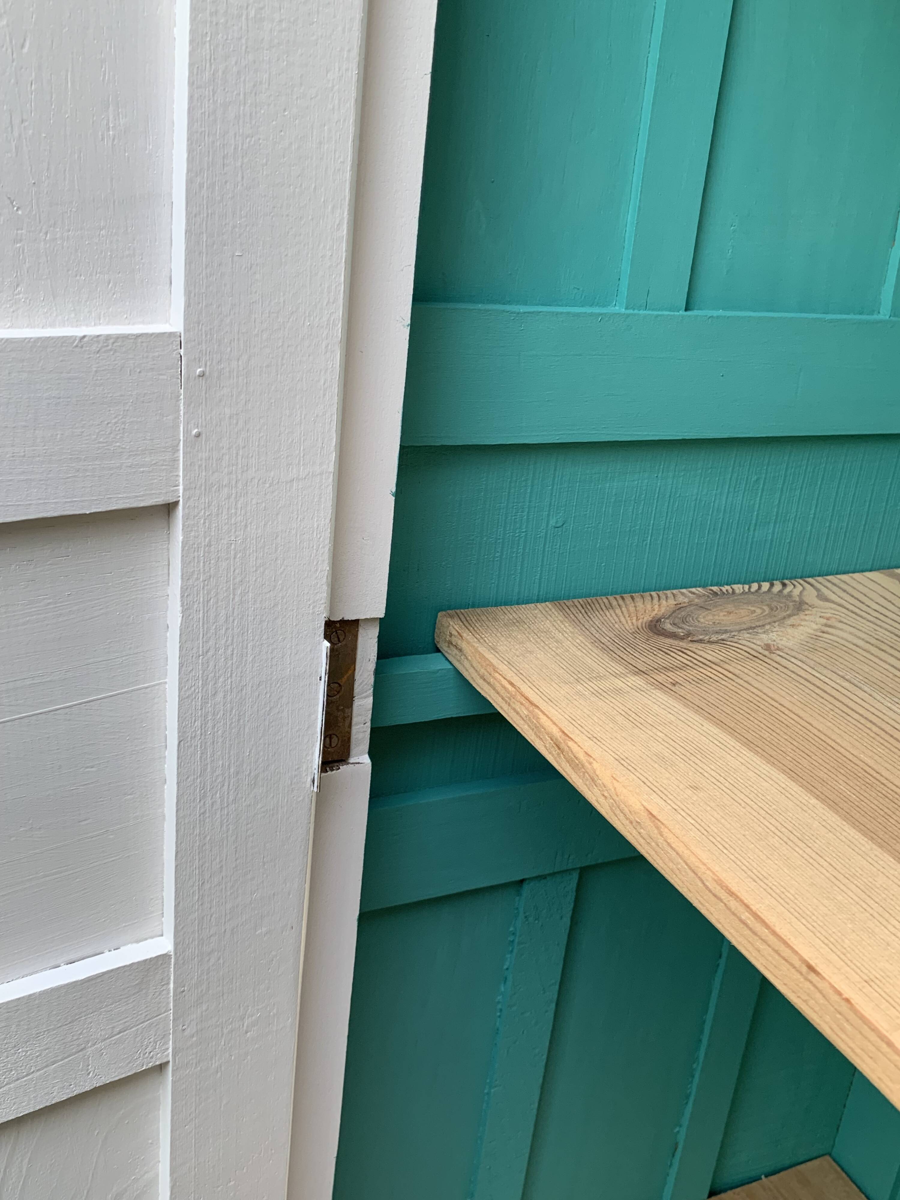 Antique Parisian paneled wardrobe, 1940