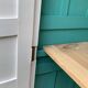 Antique Parisian panelled wardrobe from 1940.