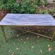Carrara marble coffee table