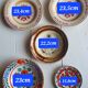 5 handmade ceramic plates Romania slavic bohemian birds table or wall