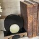 pair of marble and onyx Art Deco bookends