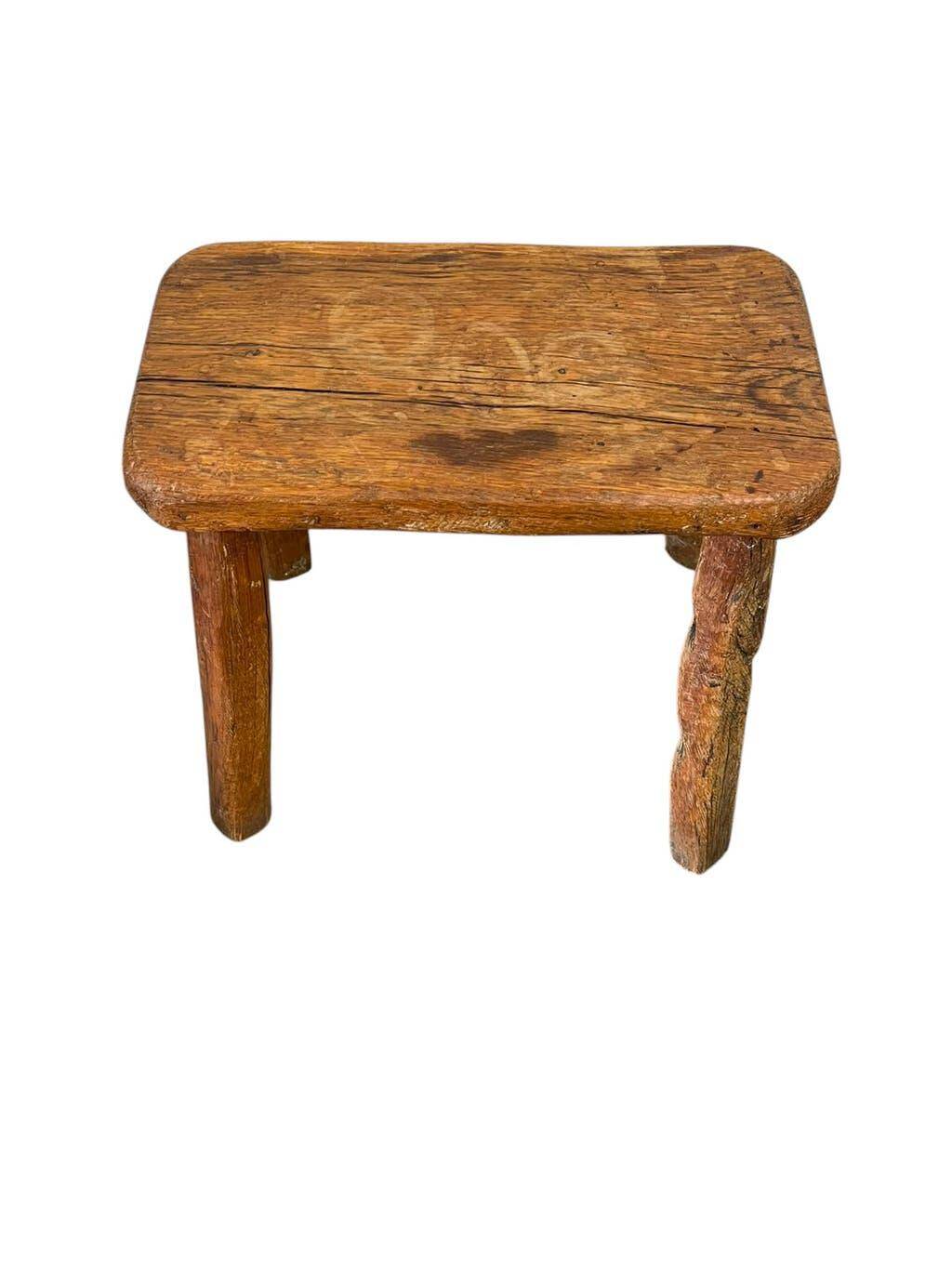 Vintage wooden side table/pedestal for plants