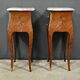 Pair of marquetry bedside tables, Louis XV style – 1960