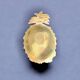 Vintage brass pineapple pocket emptier