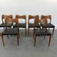 Set of 6 model 71 teak dining chairs by Niels O Møller for JL Møllers 1950s
