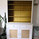 Vintage buffet cupboard restyled cannage