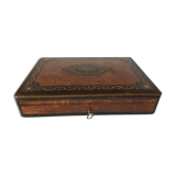 Coffret en bois précieux Napoléon III