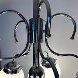 Italian design bistro chandelier from the 70s