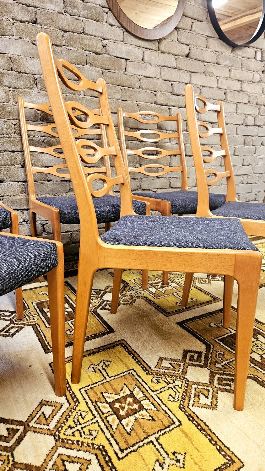 6 Scandinavian chairs 1960