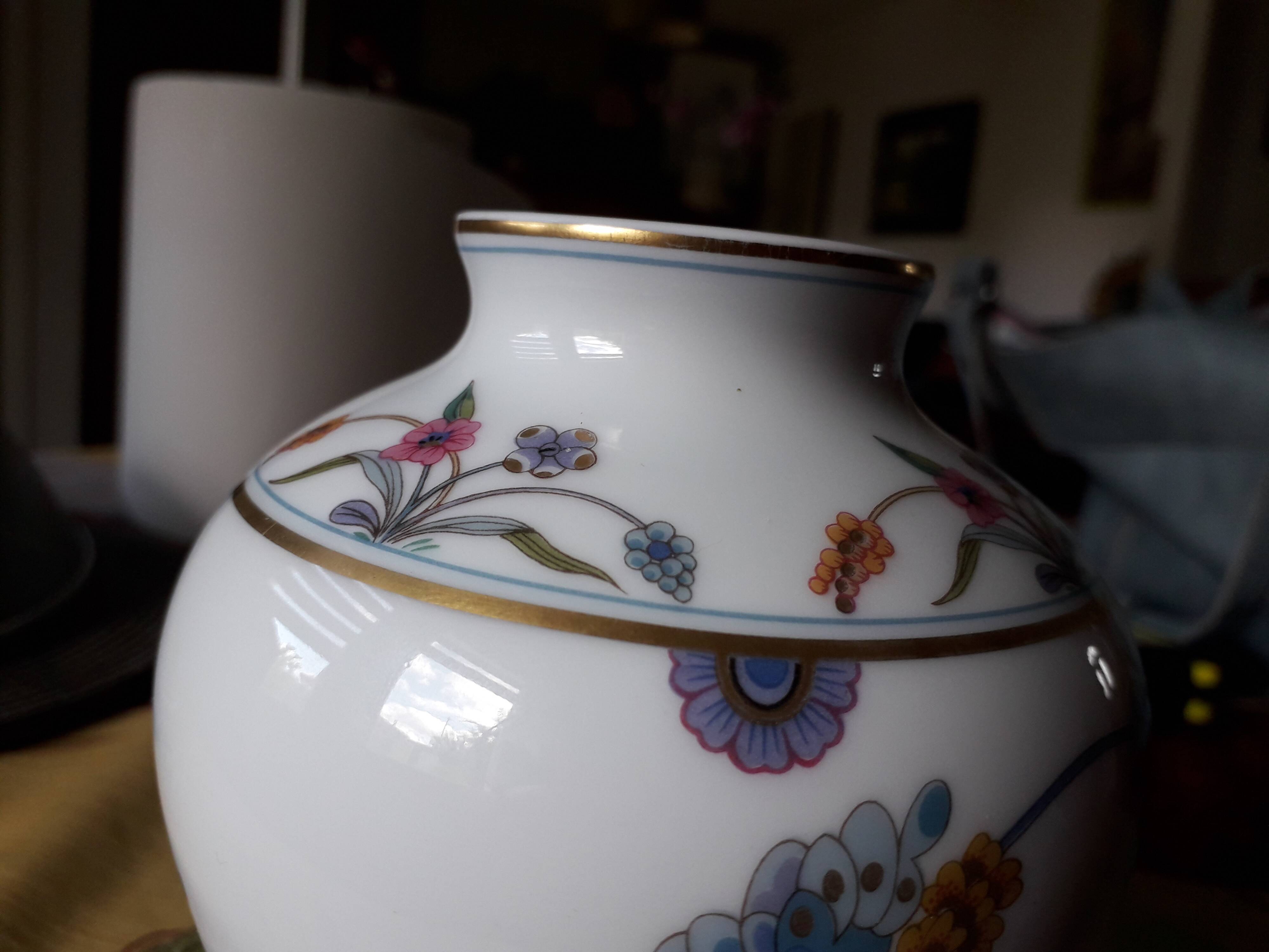 Splendid Haviland porcelain vase