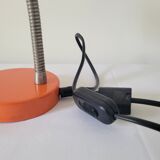 Flexible desk lamp orange