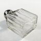 Art Deco hip flask, crystal, France, 1930s