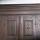Armoire de ferme en chêne sculpté antique, 1780